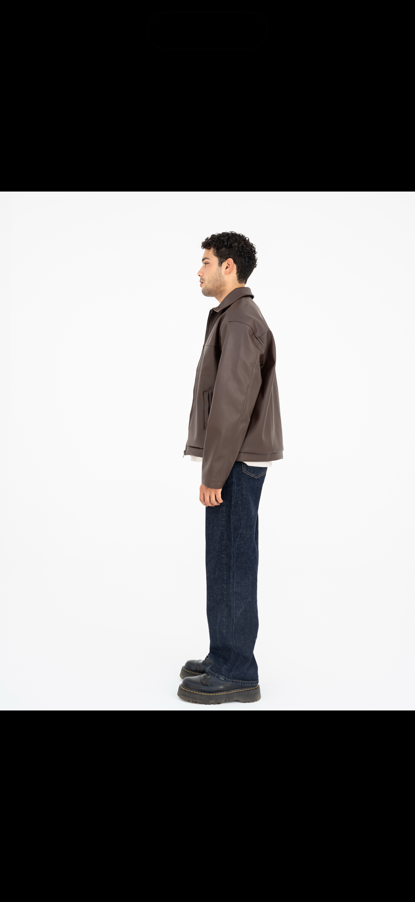 vintage Brown leather jacket