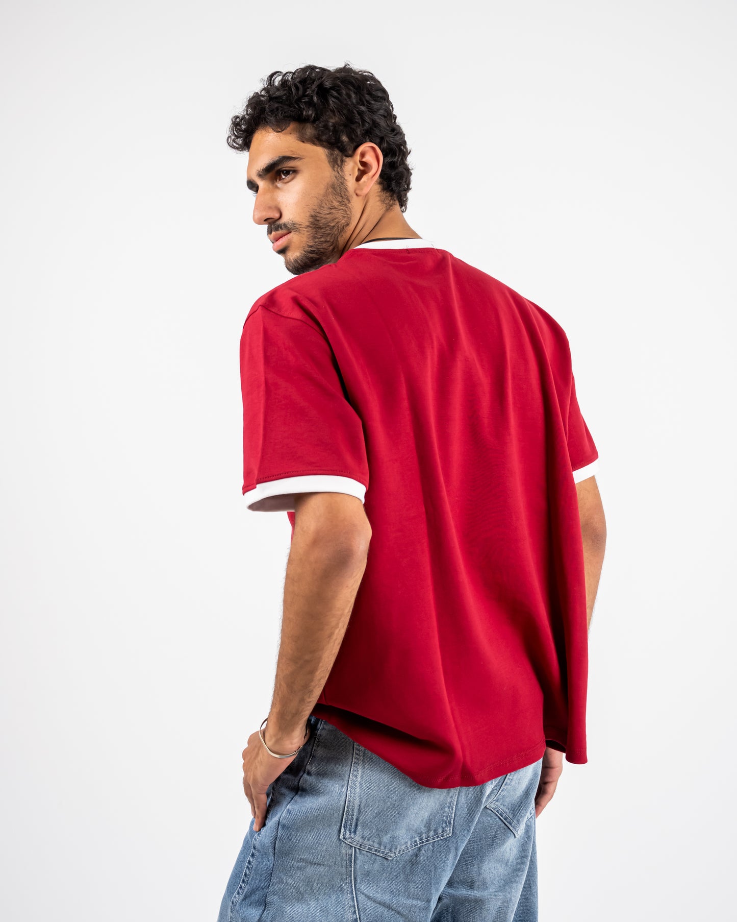 Ringer Red  T-shirt
