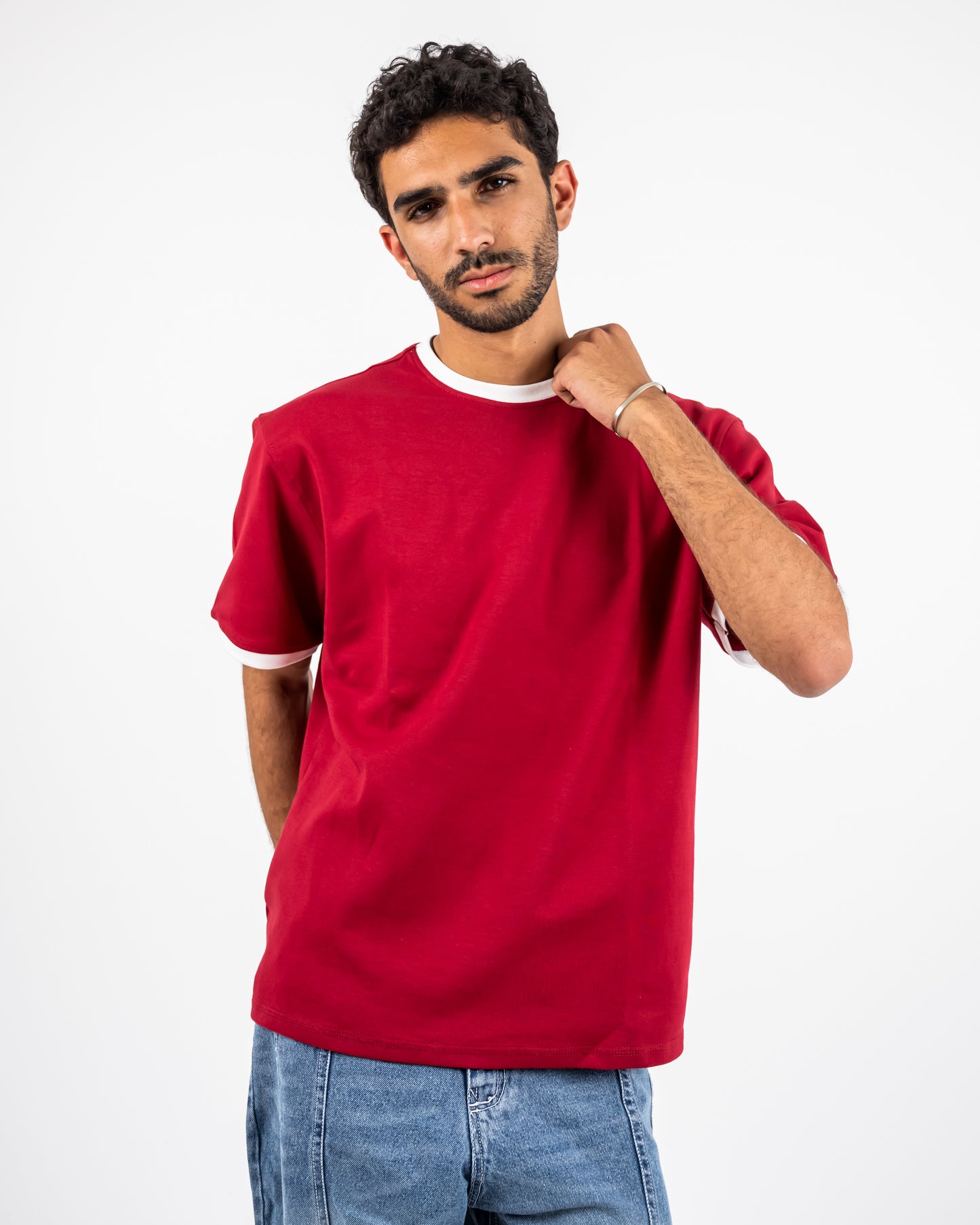Ringer Red  T-shirt