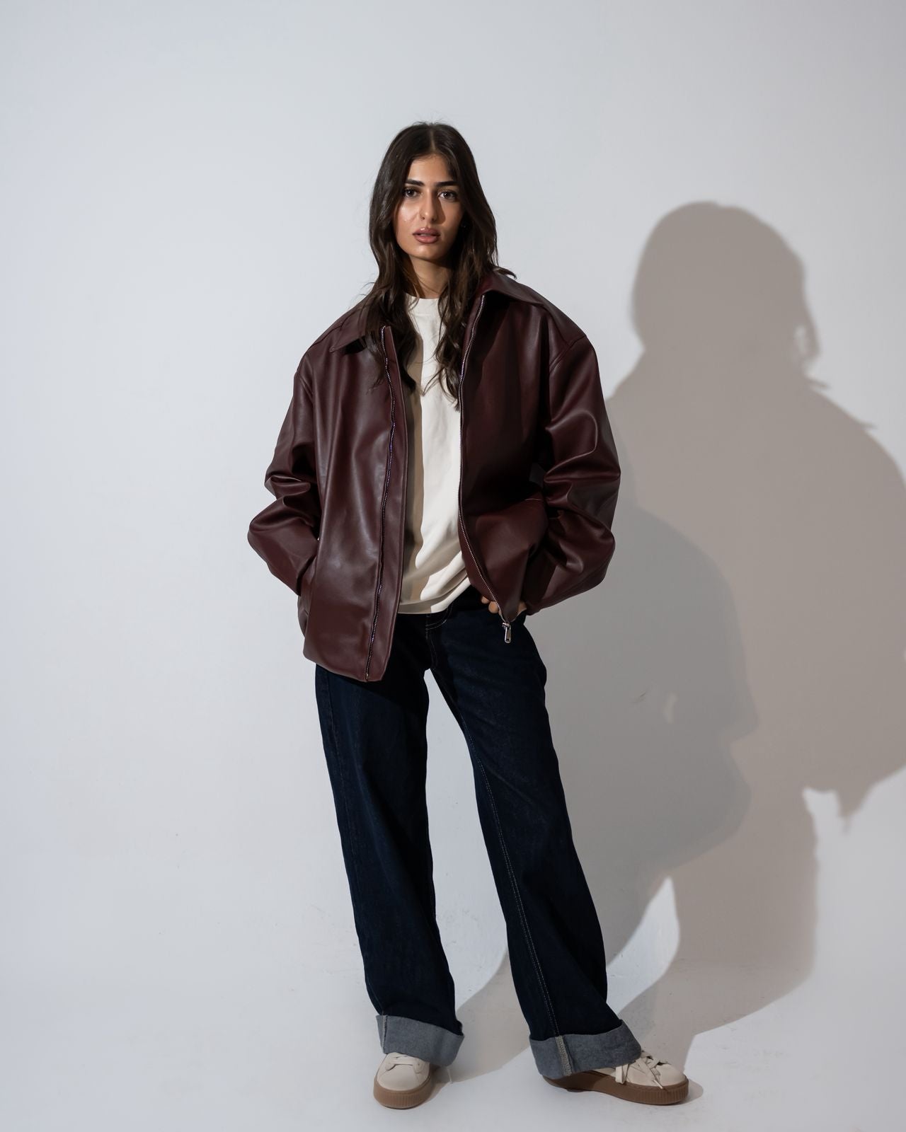 Burgundy Vibe jacket